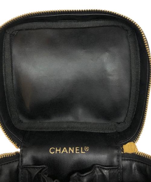 CHANEL（シャネル）CHANEL (シャネル) ビコローレ バニティバッグ ブラック×ゴールドの古着・服飾アイテム