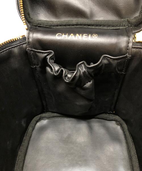 CHANEL（シャネル）CHANEL (シャネル) ビコローレ バニティバッグ ブラック×ゴールドの古着・服飾アイテム