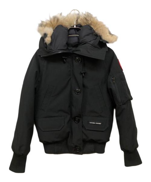 CANADA GOOSE（カナダグース）CANADA GOOSE (カナダグース) CHILLIWACK Bomber(チルワックファー) ブラック サイズ:XSの古着・服飾アイテム