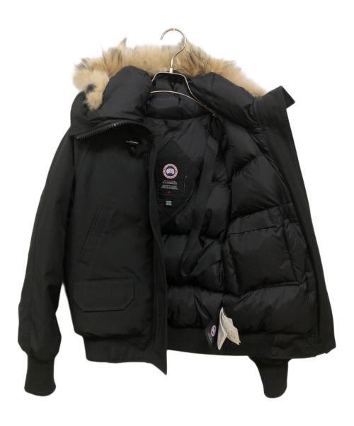 CANADA GOOSE（カナダグース）CANADA GOOSE (カナダグース) CHILLIWACK Bomber(チルワックファー) ブラック サイズ:XSの古着・服飾アイテム