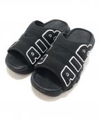 NIKEナイキ）の古着「AIR MORE UPTEMPO SLIDE」｜ブラック