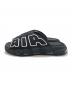 NIKE (ナイキ) AIR MORE UPTEMPO SLIDE ブラック サイズ:26cm：8000円
