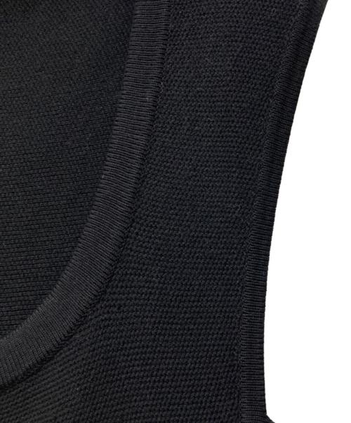 SPORT MAX（スポーツマックス）SPORT MAX (スポーツマックス) ノースリーブワンピース ブラック サイズ:Mの古着・服飾アイテム