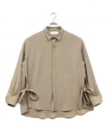 CULLNI（クルニ）の古着「SIDE SLIT WIDE SHIRTS」｜ベージュ