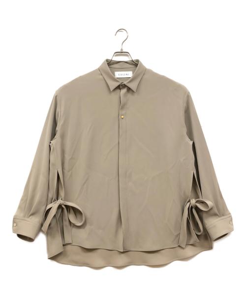 CULLNI（クルニ）CULLNI (クルニ) SIDE SLIT WIDE SHIRTS ベージュ サイズ:2の古着・服飾アイテム
