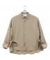 CULLNI（クルニ）の古着「SIDE SLIT WIDE SHIRTS」｜ベージュ