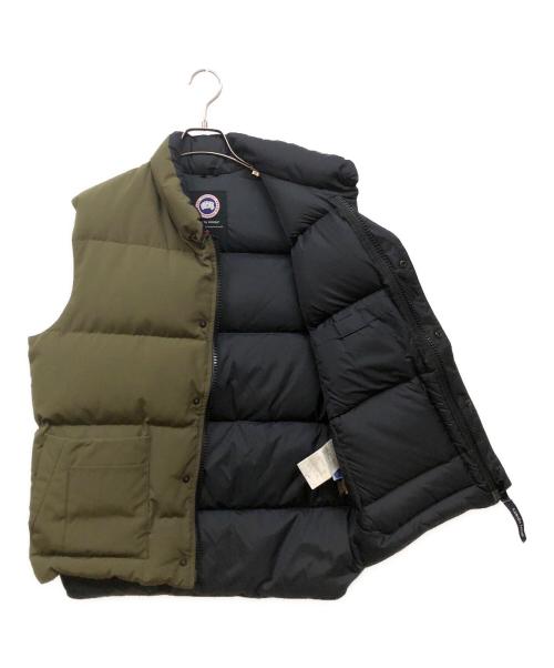 CANADA GOOSE（カナダグース）CANADA GOOSE (カナダグース) FREESTYLE VEST(フリースタイルベスト) オリーブ サイズ:Ｍの古着・服飾アイテム