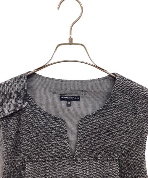 Engineered Garments（エンジニアドガーメンツ）Engineered Garments (エンジニアドガーメンツ) ウールカバーベスト グレー サイズ:Mの古着・服飾アイテム