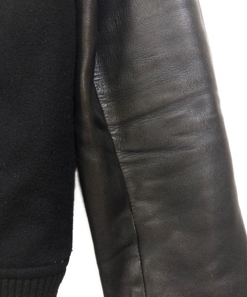 NIKE（ナイキ）NIKE (ナイキ) ラムレザースリーブスタジャン ブラック サイズ:Sの古着・服飾アイテム