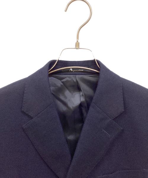 Aquascutum（アクアスキュータム）Aquascutum (アクアスキュータム) カシミヤ混チェスターコート ネイビー サイズ:36の古着・服飾アイテム