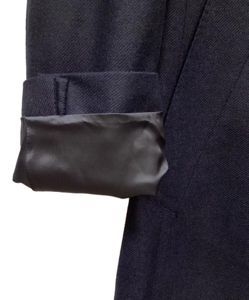 Aquascutum（アクアスキュータム）Aquascutum (アクアスキュータム) カシミヤ混チェスターコート ネイビー サイズ:36の古着・服飾アイテム