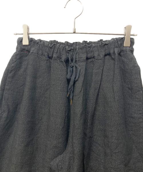 bulle de savon（ビュル デ サボン）bulle de savon (ビュル デ サボン) ランダムドット ジャカード タックパンツ ブラック サイズ:Fの古着・服飾アイテム