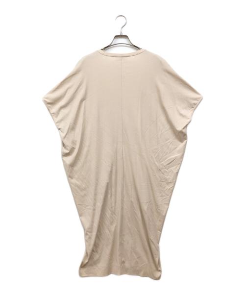 JIL SANDER（ジルサンダー）JIL SANDER (ジルサンダー) カットソーワンピース ベージュ サイズ:34の古着・服飾アイテム