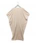 JIL SANDER (ジルサンダー) カットソーワンピース ベージュ サイズ:34：8000円