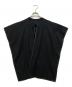 CELINE (セリーヌ) レザーパイピングマントデザインTシャツ ブラック サイズ:XS：25000円