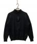 OVY（オヴィー）の古着「Super Comeback Lamb Wool Half Zip Knit」｜ブラック
