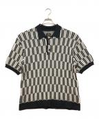 Needlesニードルズ）の古着「Polo Sweater」｜ブラック×ホワイト