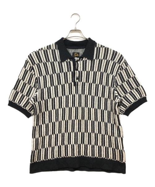 Needles（ニードルズ）Needles (ニードルズ) Polo Sweater ブラック×ホワイト サイズ:Sの古着・服飾アイテム