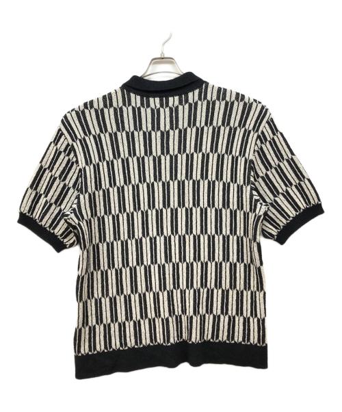 Needles（ニードルズ）Needles (ニードルズ) Polo Sweater ブラック×ホワイト サイズ:Sの古着・服飾アイテム