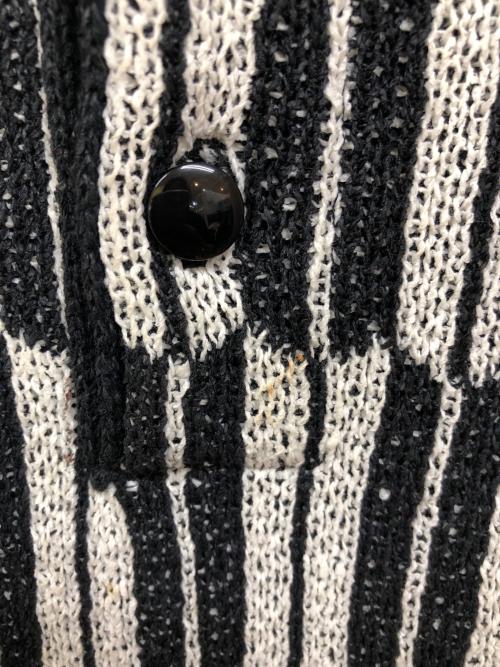 Needles（ニードルズ）Needles (ニードルズ) Polo Sweater ブラック×ホワイト サイズ:Sの古着・服飾アイテム