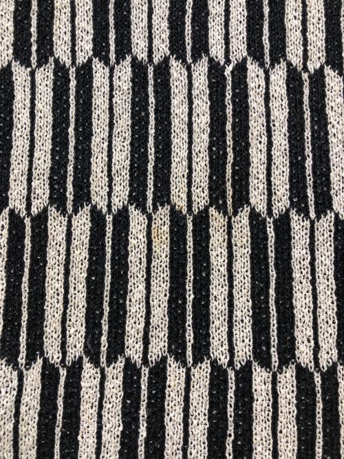 Needles（ニードルズ）Needles (ニードルズ) Polo Sweater ブラック×ホワイト サイズ:Sの古着・服飾アイテム