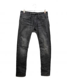 Denham（デンハム）の古着「RAZOR FMMIJ LUKEBKレイザースリムフィット」｜ブラック