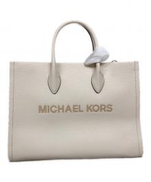 MICHAEL KORS（マイケル・コース）の古着「MIRELLA 2WAY トートバッグ」｜アイボリー