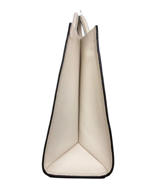 MICHAEL KORS（マイケル・コース）MICHAEL KORS (マイケル・コース) MIRELLA 2WAY トートバッグ アイボリーの古着・服飾アイテム