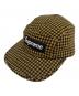 Supreme（シュプリーム）の古着「23FW BOUCLE HOUNDSTOOTH CAP」｜イエロー