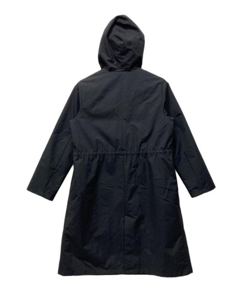 J.PRESS（ジェイプレス）J.PRESS (ジェイプレス) スパンナイロンタッサー フーデッドコート ブラック サイズ:9の古着・服飾アイテム