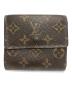LOUIS VUITTON (ルイ ヴィトン) モノグラム ポルト モネ・ビエ カルト クレディ ブラウン：15000円