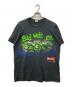BUDWEISER（バドワイザー）の古着「90's FLOG PRINT TEE」｜ブラック