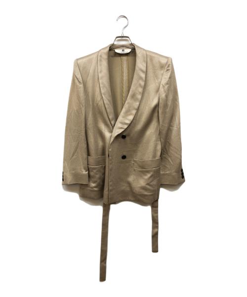 GIVENCHY（ジバンシィ）GIVENCHY (ジバンシィ) ショールカラー ダブルジャケット ゴールド サイズ:SIZE 36の古着・服飾アイテム