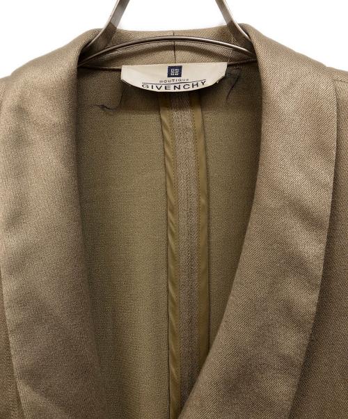 GIVENCHY（ジバンシィ）GIVENCHY (ジバンシィ) ショールカラー ダブルジャケット ゴールド サイズ:SIZE 36の古着・服飾アイテム
