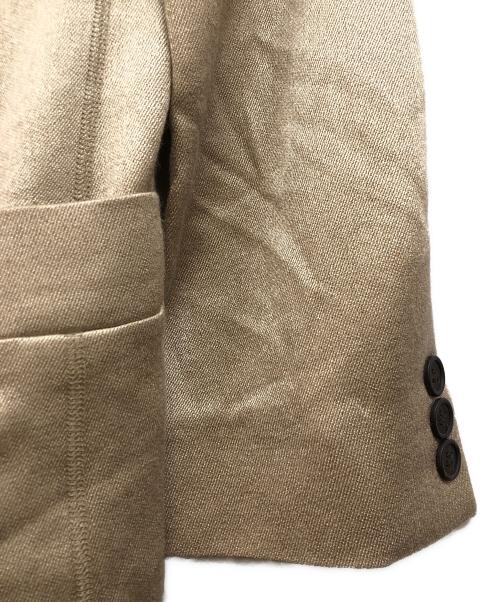 GIVENCHY（ジバンシィ）GIVENCHY (ジバンシィ) ショールカラー ダブルジャケット ゴールド サイズ:SIZE 36の古着・服飾アイテム