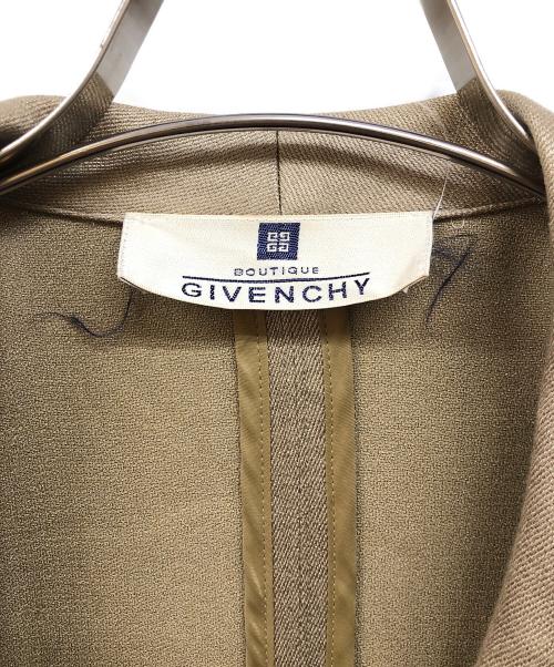 GIVENCHY（ジバンシィ）GIVENCHY (ジバンシィ) ショールカラー ダブルジャケット ゴールド サイズ:SIZE 36の古着・服飾アイテム