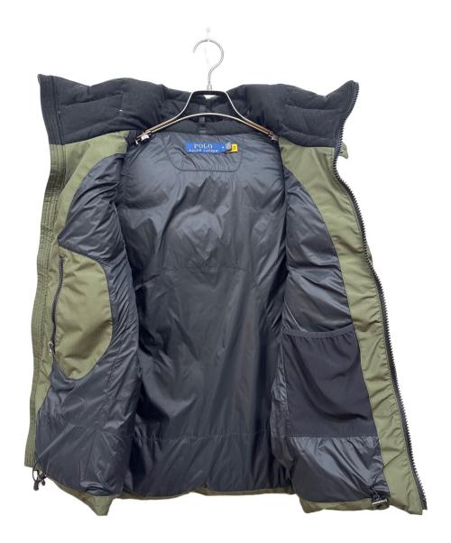 POLO RALPH LAUREN（ポロ・ラルフローレン）POLO RALPH LAUREN (ポロ・ラルフローレン) ビッグポニーダウンベスト カーキ サイズ:Mの古着・服飾アイテム