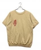 WAREHOUSEウエアハウス）の古着「半袖スウェット」｜ベージュ