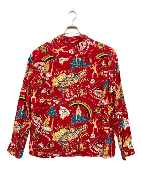 Sun Surf（サンサーフ）Sun Surf (サンサーフ) アロハシャツ レッド サイズ:XXLの古着・服飾アイテム