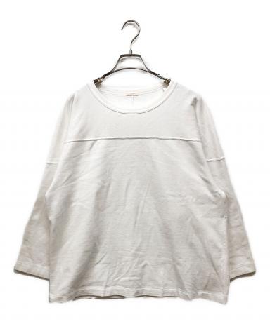 中古・古着通販】COMOLI (コモリ) フットボールTシャツ ホワイト