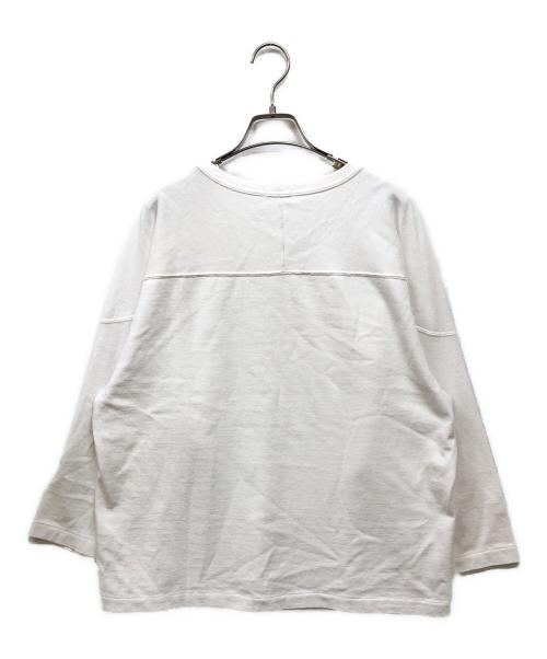 COMOLI（コモリ）COMOLI (コモリ) フットボールTシャツ ホワイト サイズ:SIZE1の古着・服飾アイテム