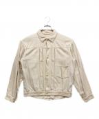 COMOLIコモリ）の古着「シルクネップ TYPE-1ST」｜アイボリー