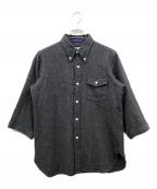 Needlesニードルズ）の古着「ウールシャツ」｜グレー