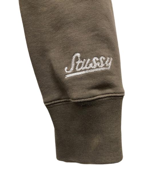 stussy（ステューシー）stussy (ステューシー) パーカー カーキ サイズ:XLの古着・服飾アイテム