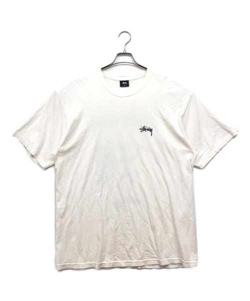 stussy（ステューシー）stussy (ステューシー) シャドーマンTEE ホワイト サイズ:XLの古着・服飾アイテム