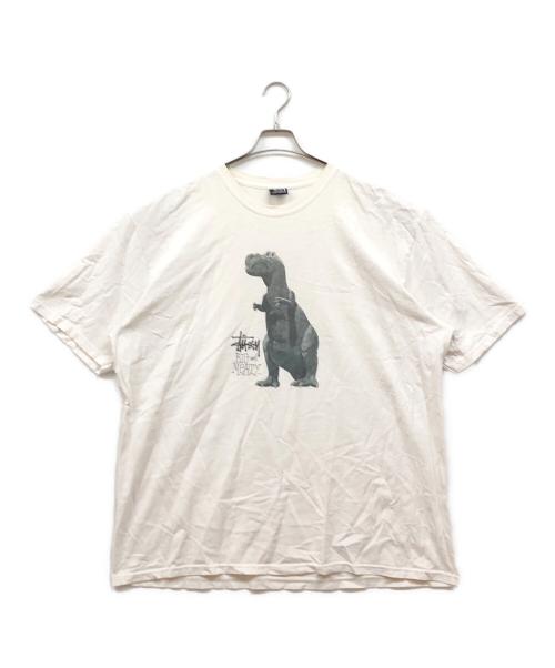 stussy（ステューシー）stussy (ステューシー) BIG MEATY TEE ホワイト サイズ:XLの古着・服飾アイテム