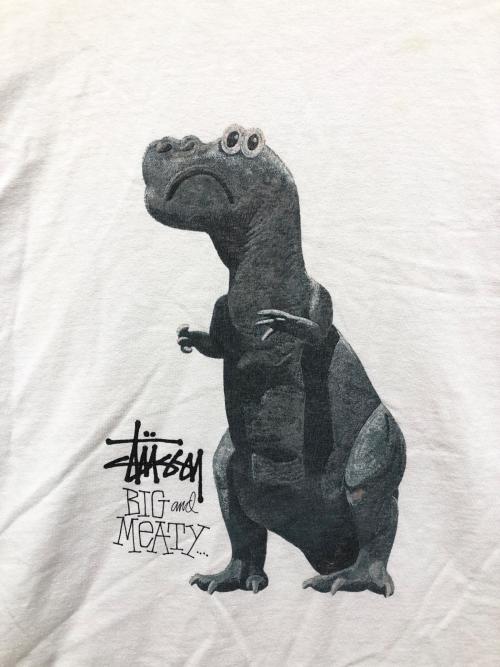 stussy（ステューシー）stussy (ステューシー) BIG MEATY TEE ホワイト サイズ:XLの古着・服飾アイテム