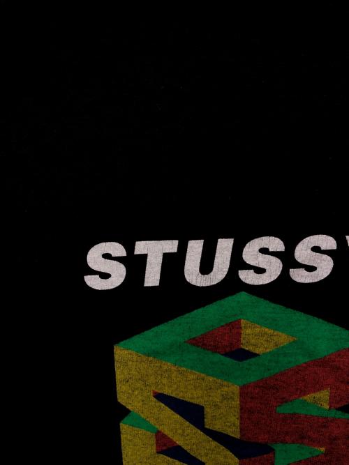 stussy（ステューシー）stussy (ステューシー) S64 PIGMENT DYED TEE ブラック サイズ:XLの古着・服飾アイテム