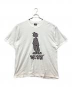 stussyステューシー）の古着「シャドーマンTEE」｜ホワイト