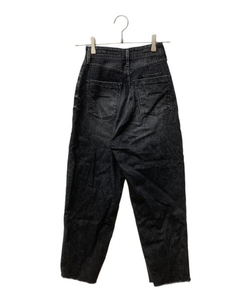 YANUK（ヤヌーク）YANUK (ヤヌーク) anuans (アニュアンス) 別注 Curvy Denim ブラック サイズ:22の古着・服飾アイテム